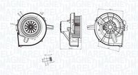 MAGNETI MARELLI MTE211AX - vel. giro desde [1/min]: 3050<br>Calefacción / Refrigeración: Ventilador simple<br>Tensión [V]: 12<br>Potencia nominal [W]: 300<br>Diámetro [mm]: 174<br>