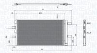 MAGNETI MARELLI BC1003 - Condensador, aire acondicionado