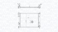 MAGNETI MARELLI BM2044 - Código de motor: G4FC<br>Clase de caja de cambios: Caja de cambios manual<br>Longitud de red [mm]: 500<br>Ancho de red [mm]: 368<br>Profundidad de red [mm]: 16<br>Tipo radiador: Aletas refrigeración soldadas<br>