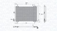 MAGNETI MARELLI BC908 - Condensador, aire acondicionado
