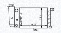 MAGNETI MARELLI BM101 - Radiador, refrigeración del motor