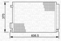 MAGNETI MARELLI BC497 - Condensador, aire acondicionado