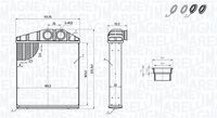 MAGNETI MARELLI BR419 - Radiador de calefacción