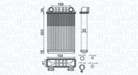 MAGNETI MARELLI BR512 - Radiador de calefacción