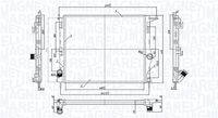 MAGNETI MARELLI BM1659 - Radiador, refrigeración del motor
