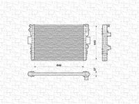 MAGNETI MARELLI BM169 - Radiador, refrigeración del motor