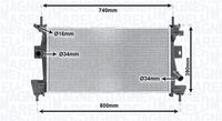 MAGNETI MARELLI BM1702 - Radiador, refrigeración del motor