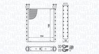 MAGNETI MARELLI BR509 - Radiador de calefacción