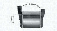 KAMOKA 7750048 - Diámetro de entrada 1 [mm]: 56<br>Diámetro de salida 1 [mm]: 56<br>Tipo radiador: Aletas refrigeración soldadas<br>Calidad: ALTERNATIVO<br>Restricción de fabricante: LAENGER-REICH<br>Material: Aluminio<br>Material: Plástico<br>Longitud de red [mm]: 221<br>Ancho de red [mm]: 217<br>Profundidad de red [mm]: 64<br>