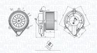 MAGNETI MARELLI MTE228AX - Ventilador habitáculo