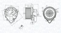 MAGNETI MARELLI MTE403AX - Ventilador habitáculo