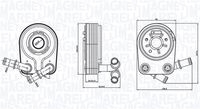 MAGNETI MARELLI RO0001 - Radiador de aceite, aceite motor