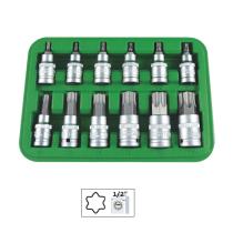 JBM 51261 - SET 12 PIEZAS 1/2"PUNTA TORX