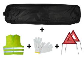 JBM 53183 - KIT EMERGENCIA BOLSA NEGRA RIBETE+2