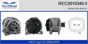  20153400 - REC ALTERNADOR RENAULT