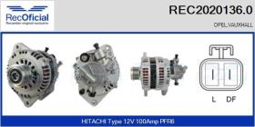  20201360 - REC ALTERNADOR OPEL GM