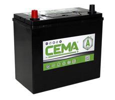 CEMA CB45.0J - BATERIA 45AH ASIATICA POSITIVO DERECHA