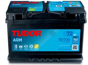 TUDOR TK720 - BATERIA 12 V 72AH 760A +ETN 0 278X1